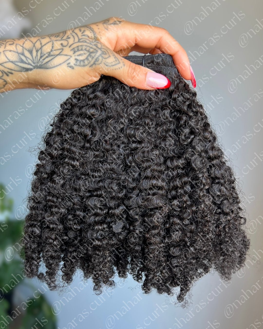 4A-4B Wefted Hair Bundle for Black hair with soft volume and natural shine