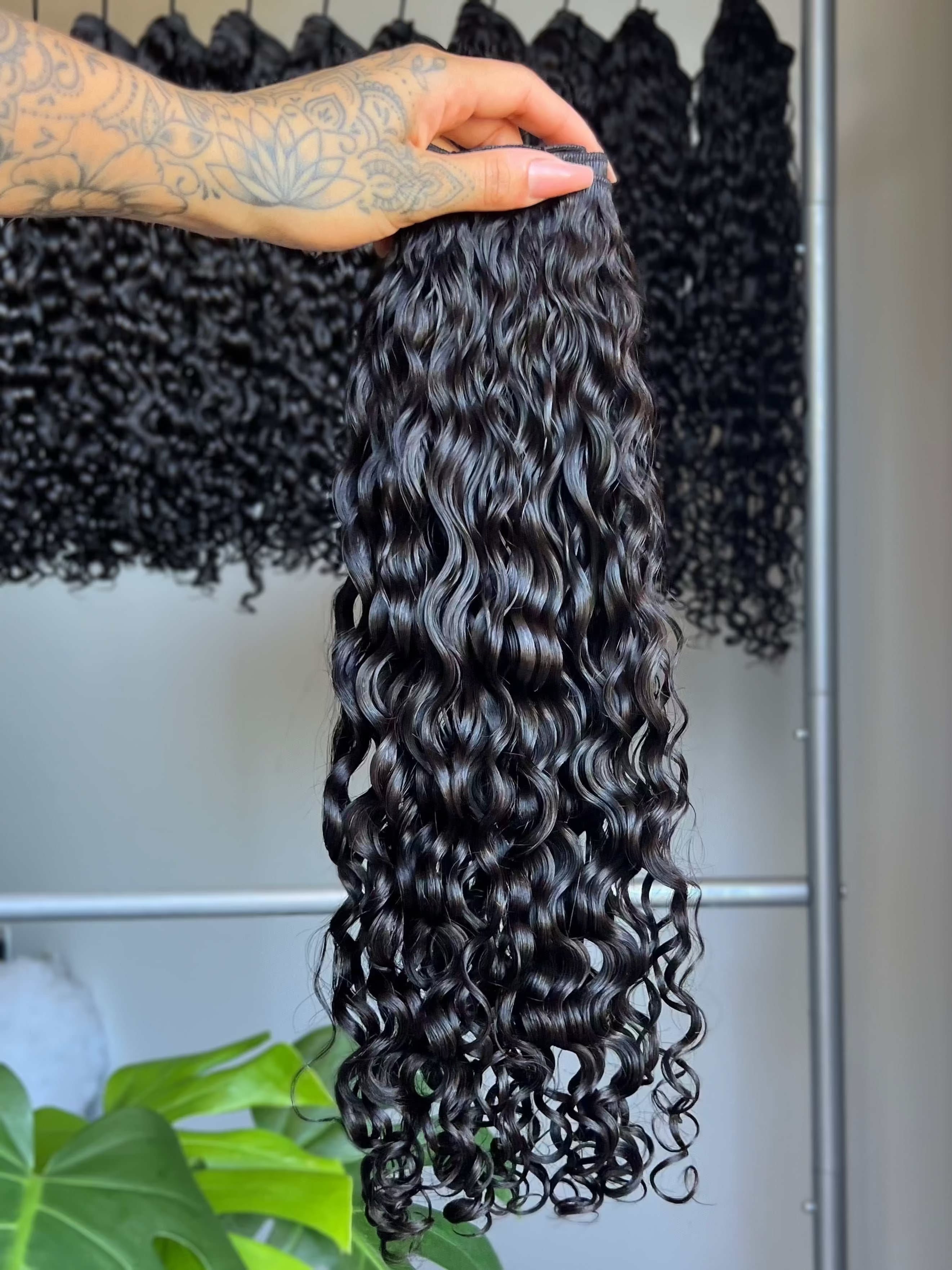 Tula Wefted Hair – Loose wave bundles by Nahara’s Curls made from 100% virgin Indian hair