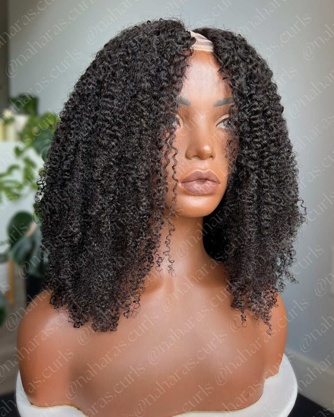 Natural curly U-Part Wig for women of color – Nahara’s Curls