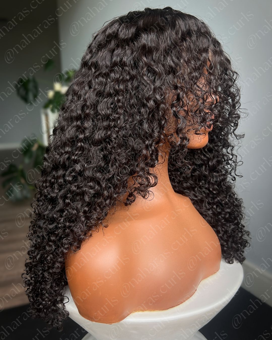 Side view showing volume and texture on Lila 13x6 HD Lace Front Wig