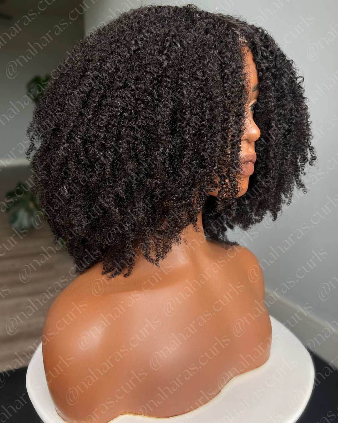 Nahara’s Curls Taj U-Part Wig for women of color – 100% virgin hair