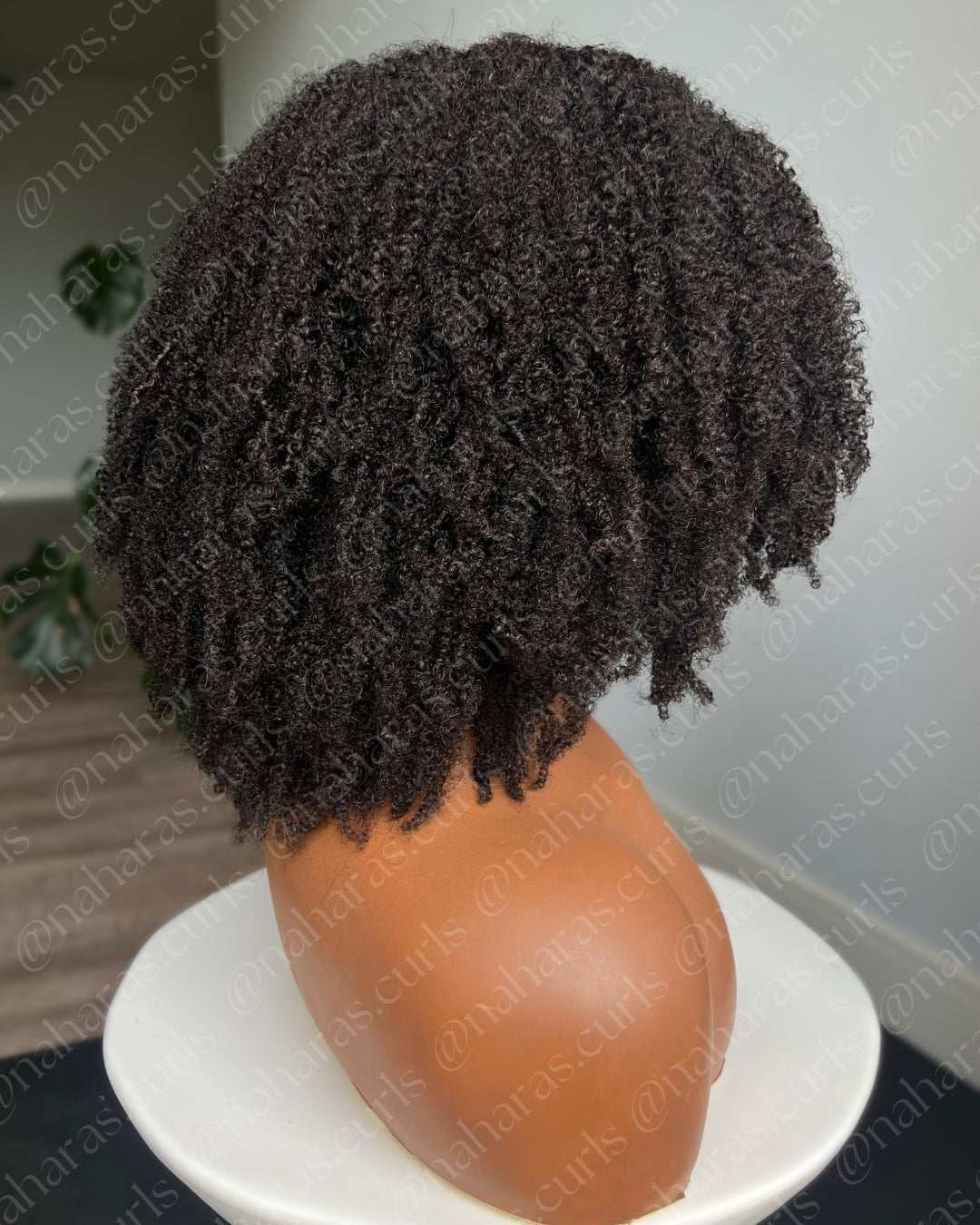 16 inch Taj U-Part Wig – 100% virgin Indian hair with 4B texture