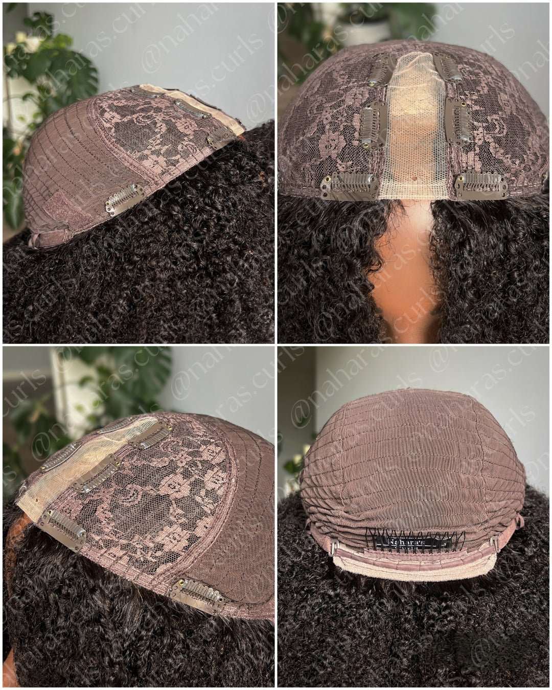 Taj U-Part Wig inside cap – adjustable band and reinforced stitching