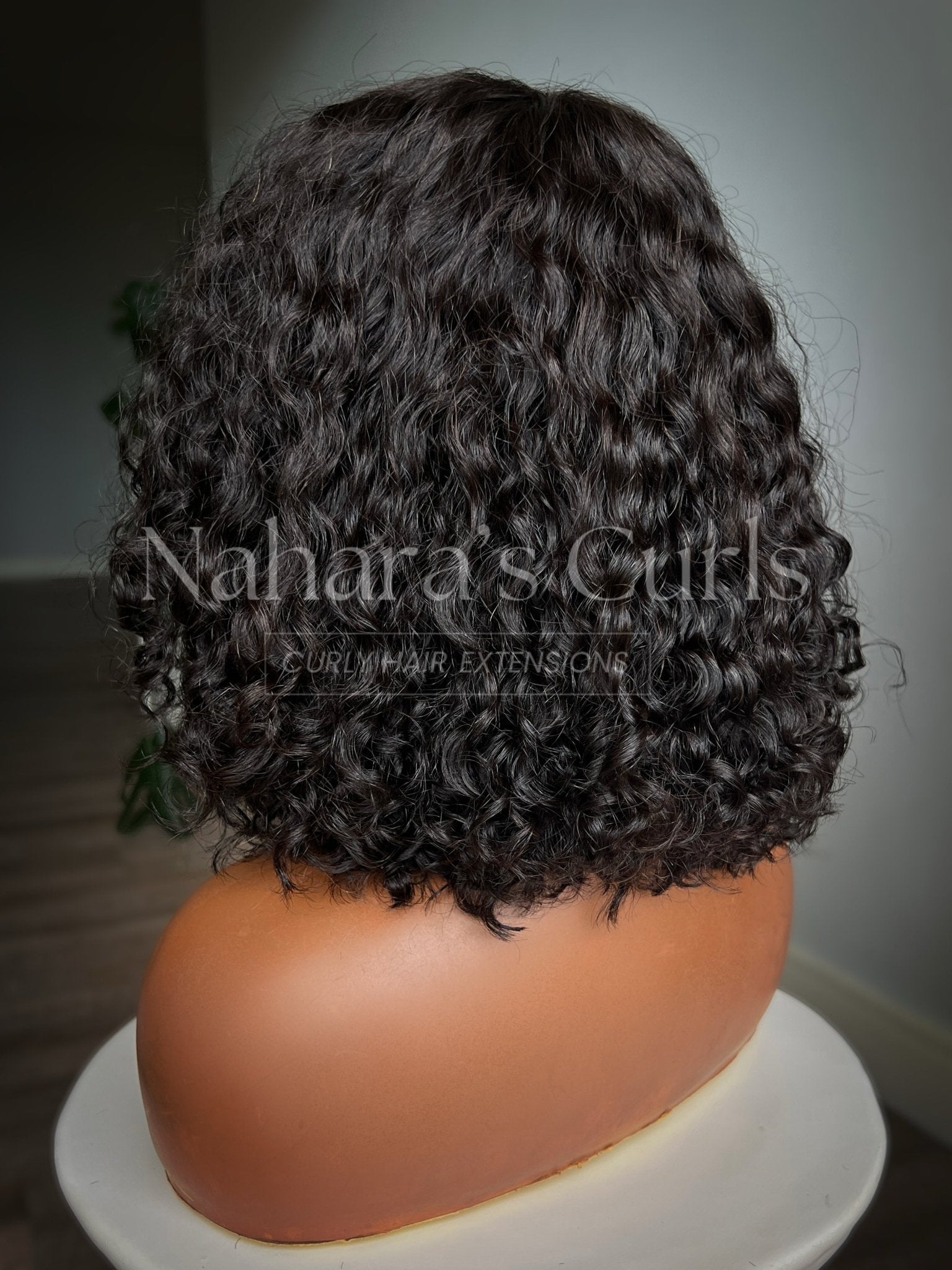 Back view of Umika 13 by 6 HD Lace Front Wig showing natural wave pattern (3A/3B)
