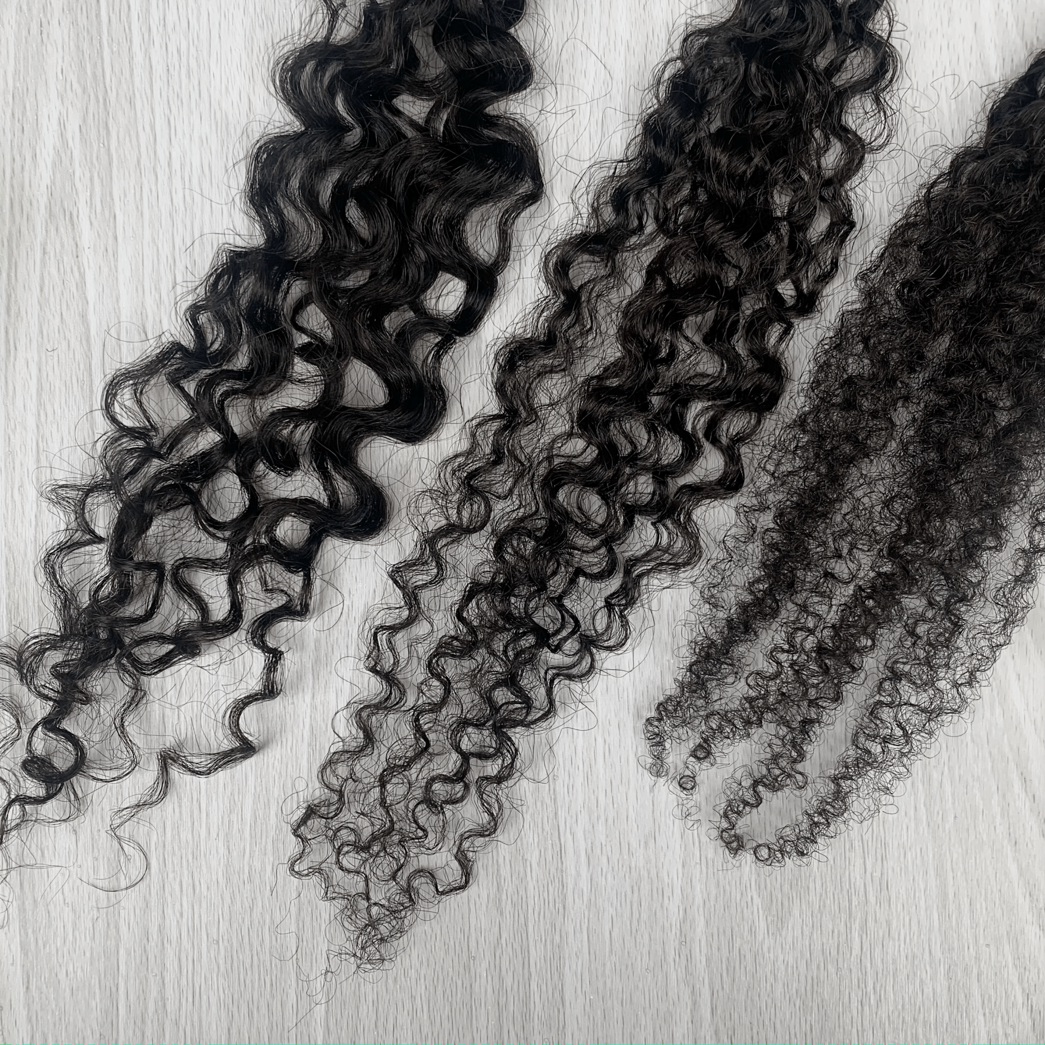 Sample Box – Curly and coily hair texture samples from Nahara’s Curls