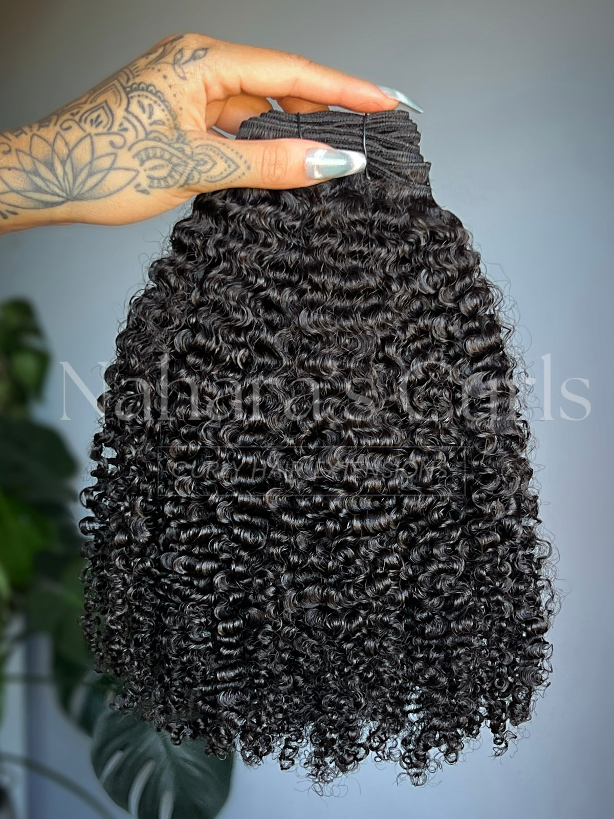 Tight Coily Wefted Hair