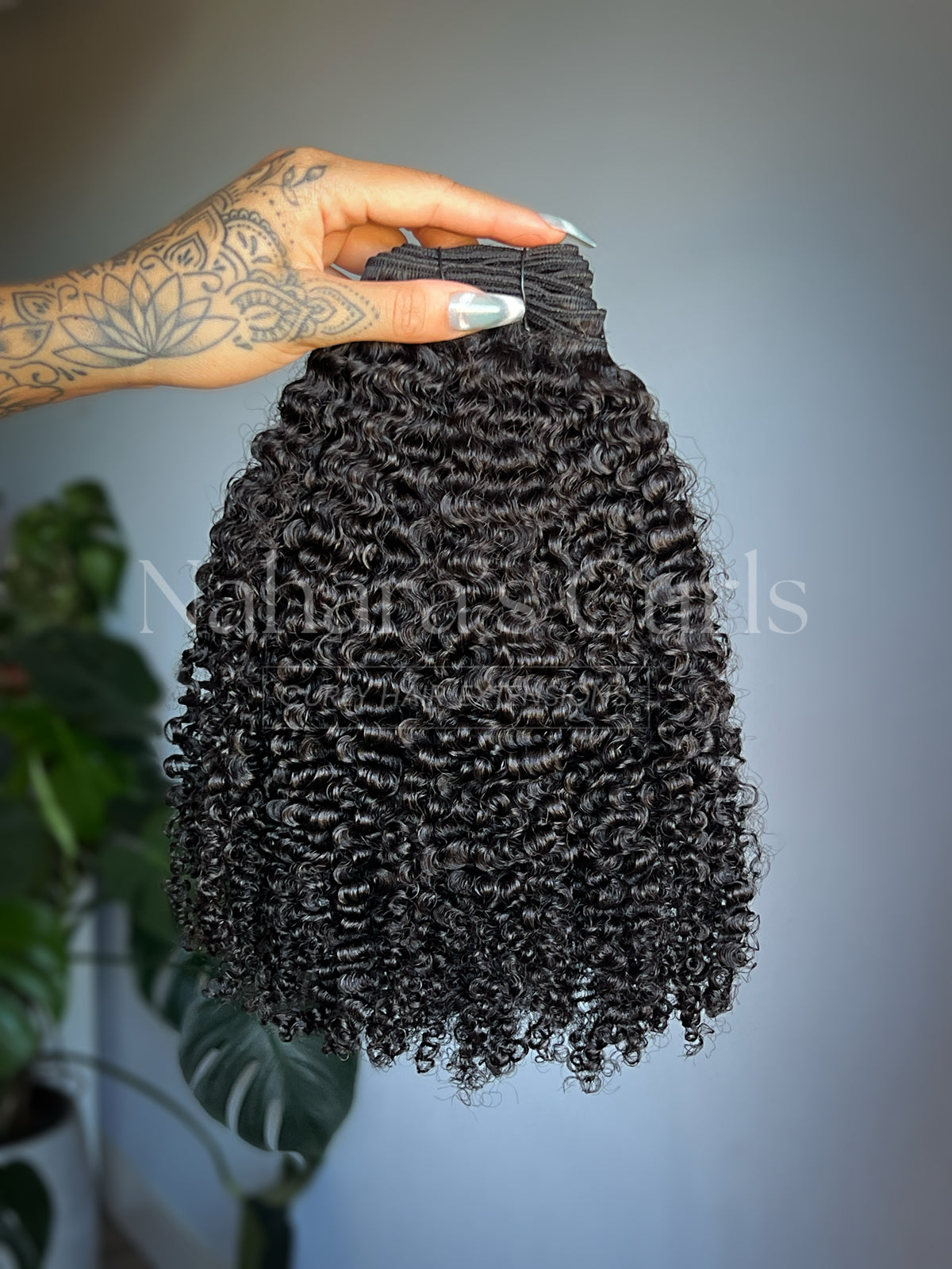 Tight Coily Wefted Hair