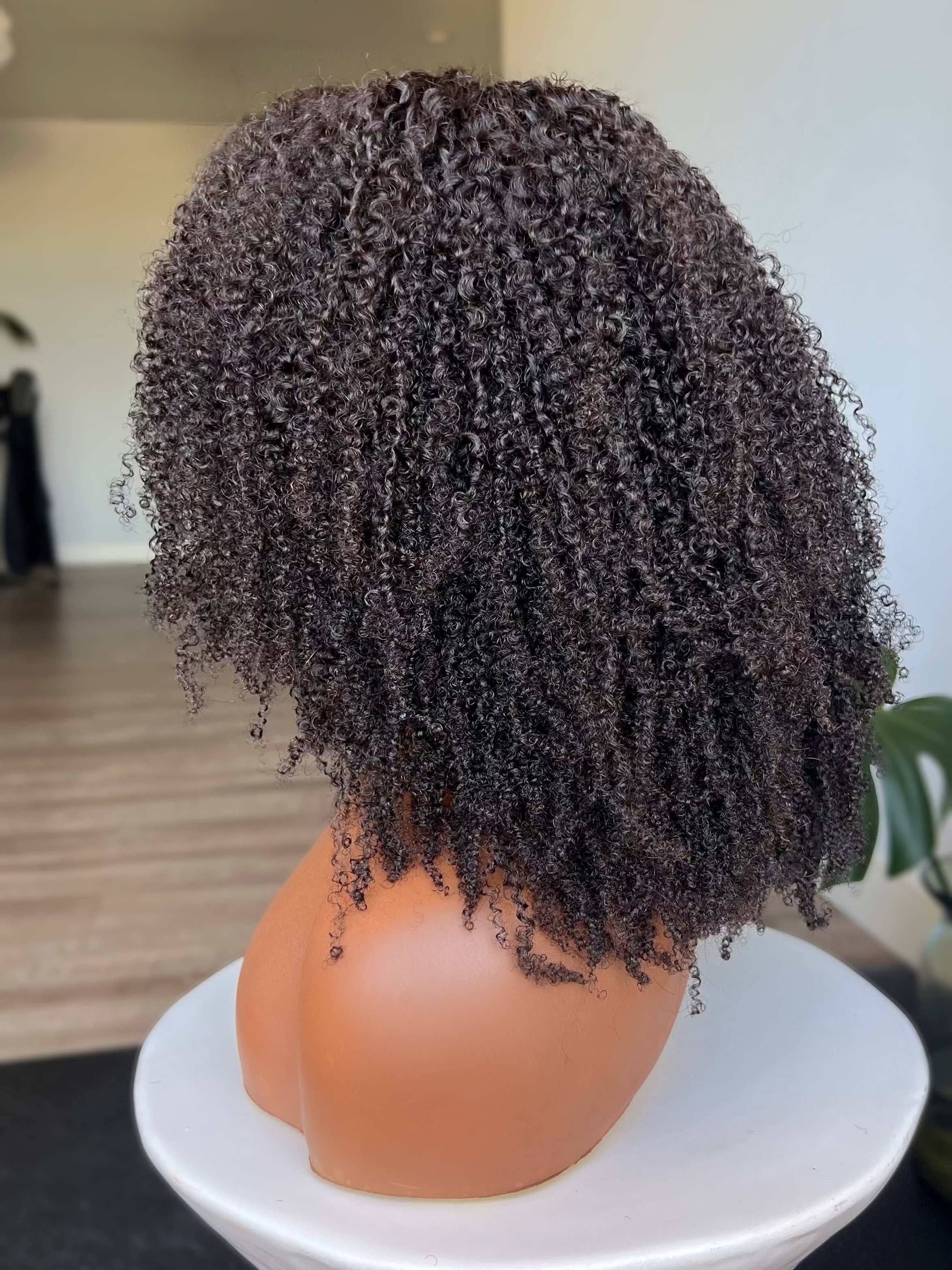 Natural curly Taj HD Lace Front Wig – seamless hairline and volume