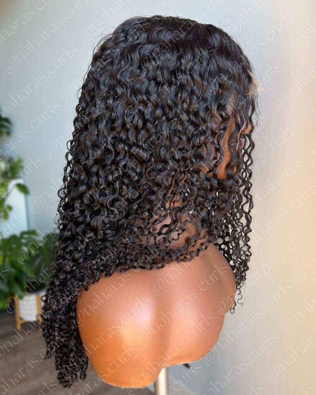 Tula Amplified 13×6 Lace Front Wig with small, defined spiral curls and natural bounce