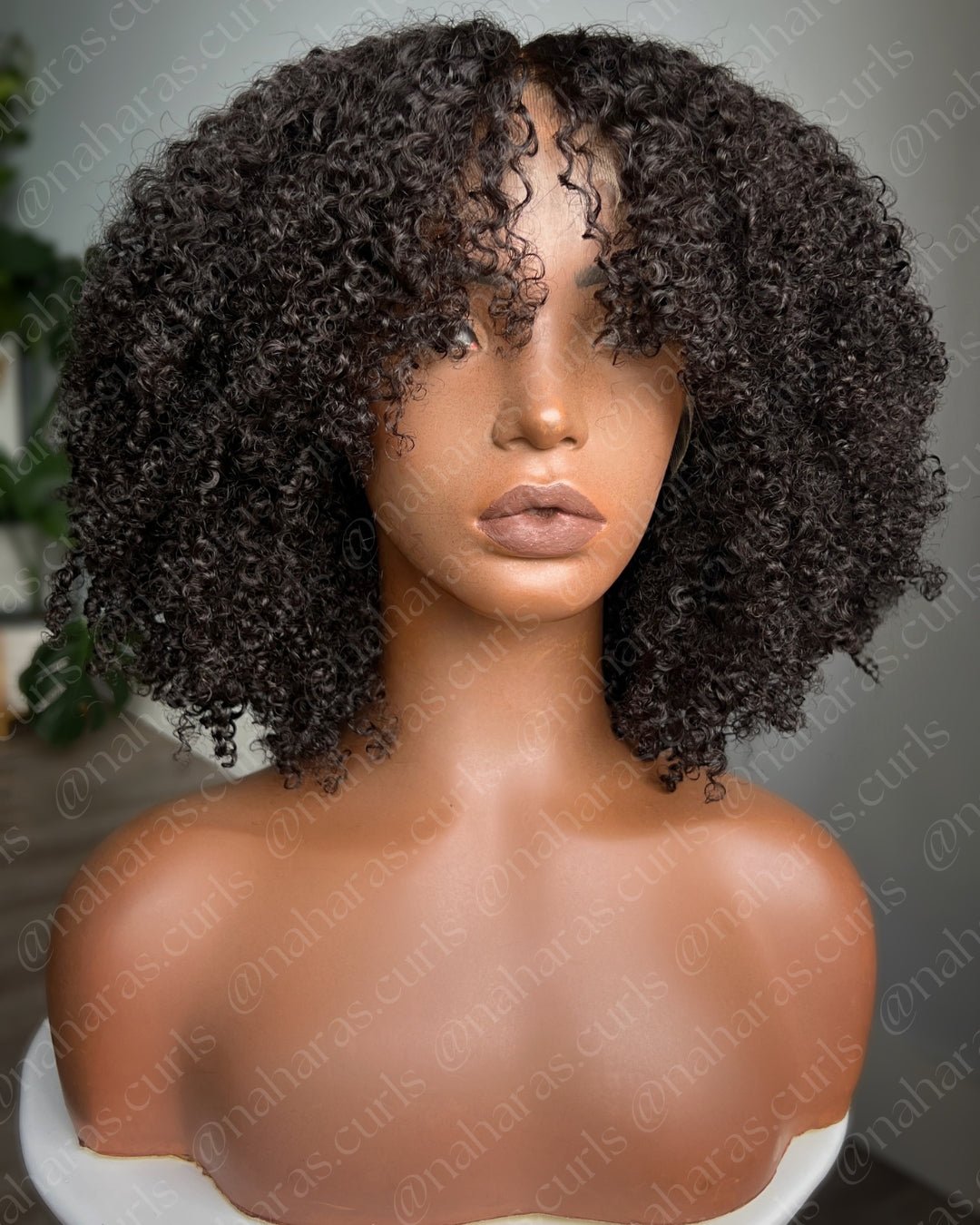 Side view of Anaya 13 by 6 HD Lace Front Wig 3C/4A showing texture and shape