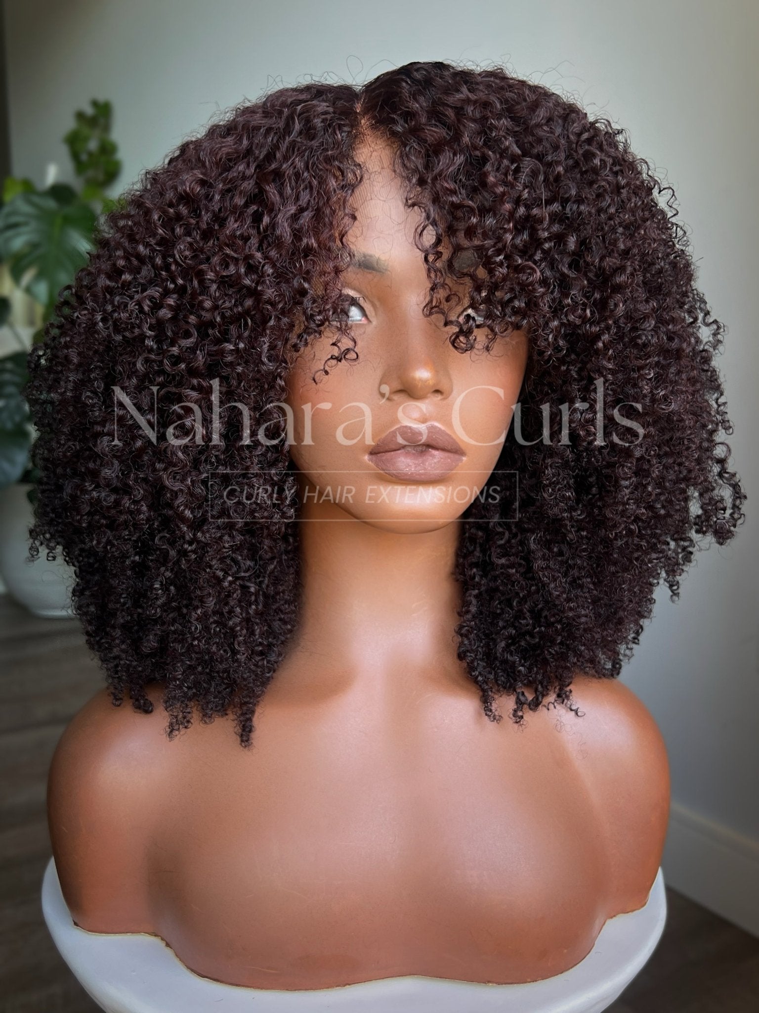 Veda 13x6 HD Lace Front Wig hybrid curl pattern side profile