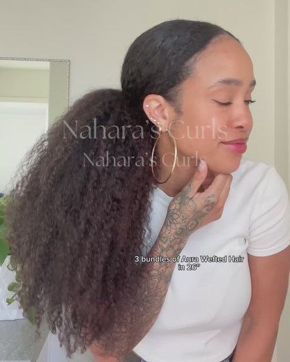 "Aura" Wefted Hair